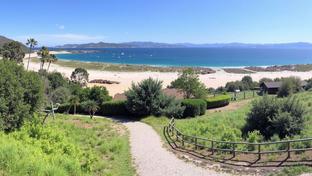 Ría y costa de Praia Matilde en Pontevedra, Pontevedra