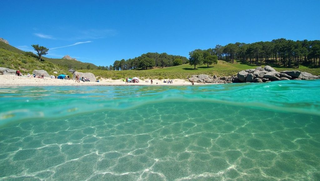 Aguas de Praia Matilde en Pontevedra (Pontevedra)