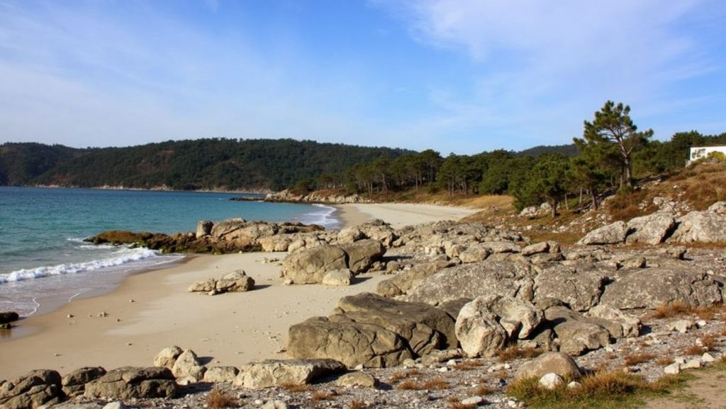 Panorámica de Praia Nova, A Coruña