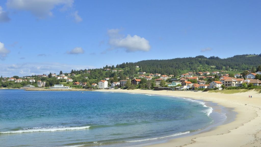 Ría y costa de Praia Nova en Sada, A Coruña