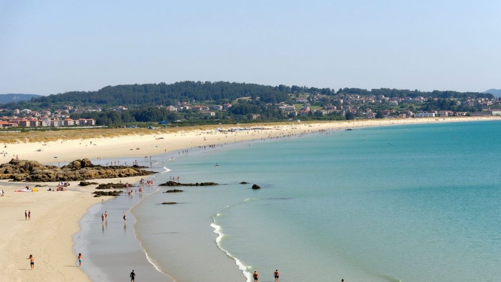 Entorno natural de Praia Nova en A Coruña