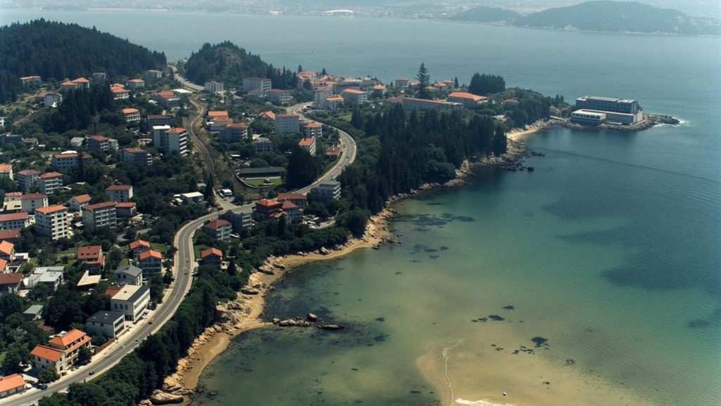Praia Nova do Latón en Moaña (Pontevedra)