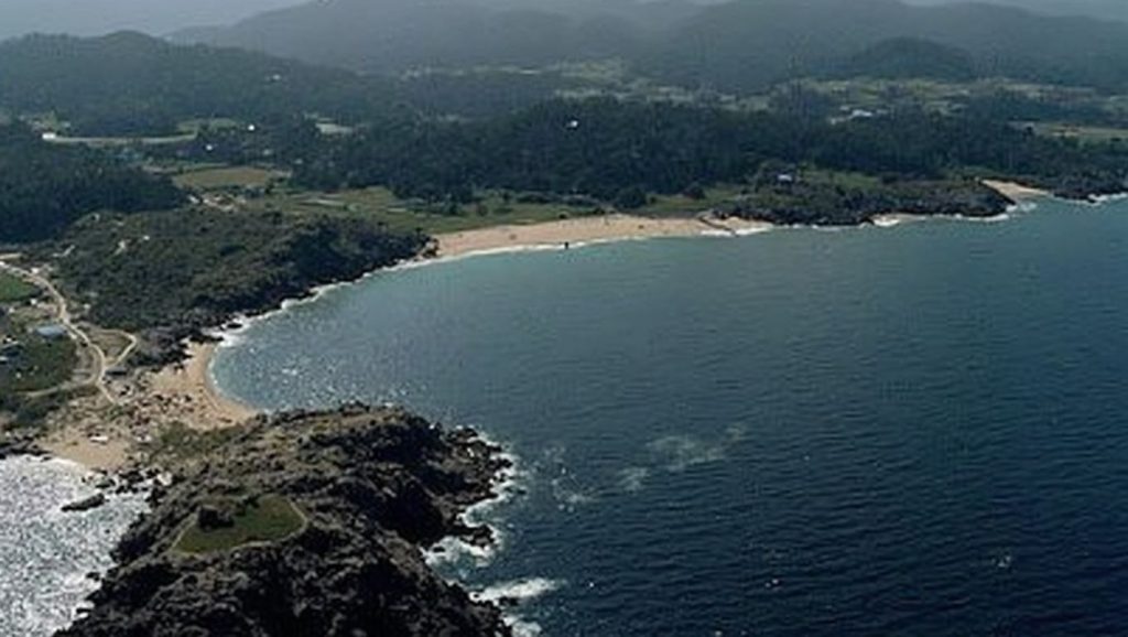 Entorno natural de Praia Nudista da Insua en A Coruña