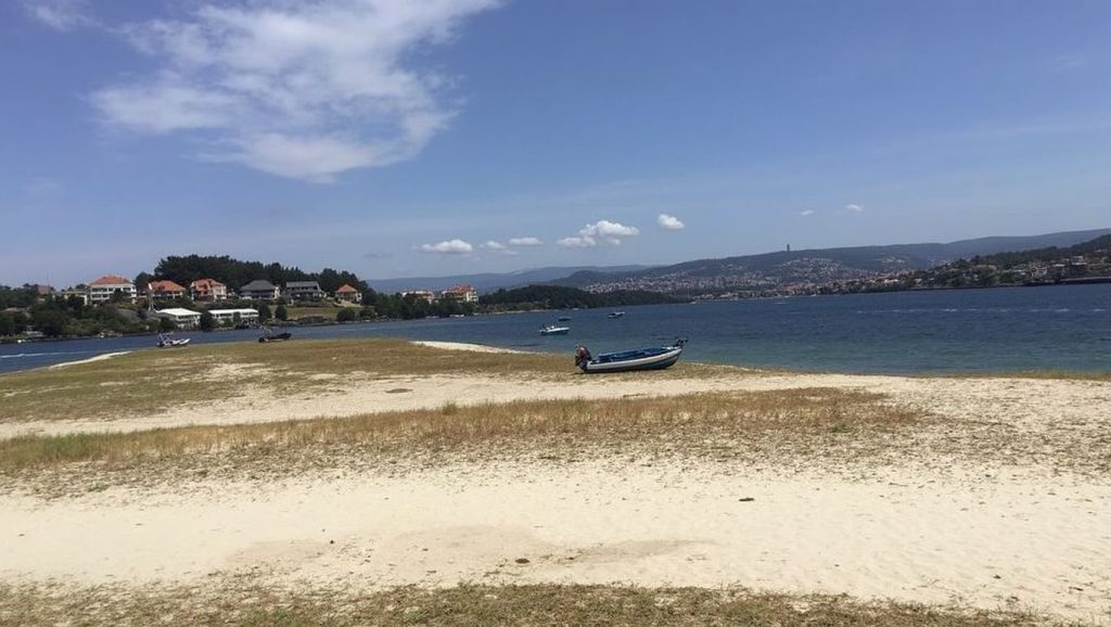 Praia Pedra Alta en Poio (Pontevedra)