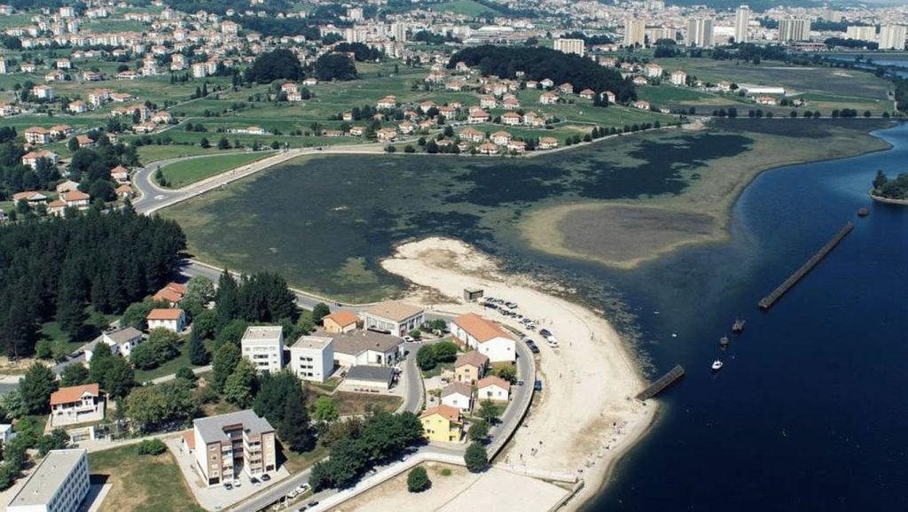 Ría y costa de Praia Pedra Alta en Poio, Pontevedra