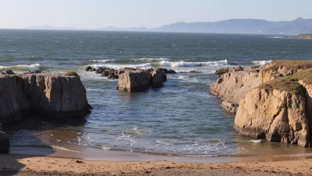 Costa de Galicia desde Praia Redonda, A Coruña
