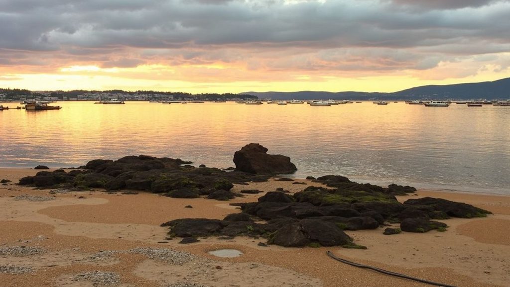 Panorámica de Praia Rego do Alcalde, Pontevedra