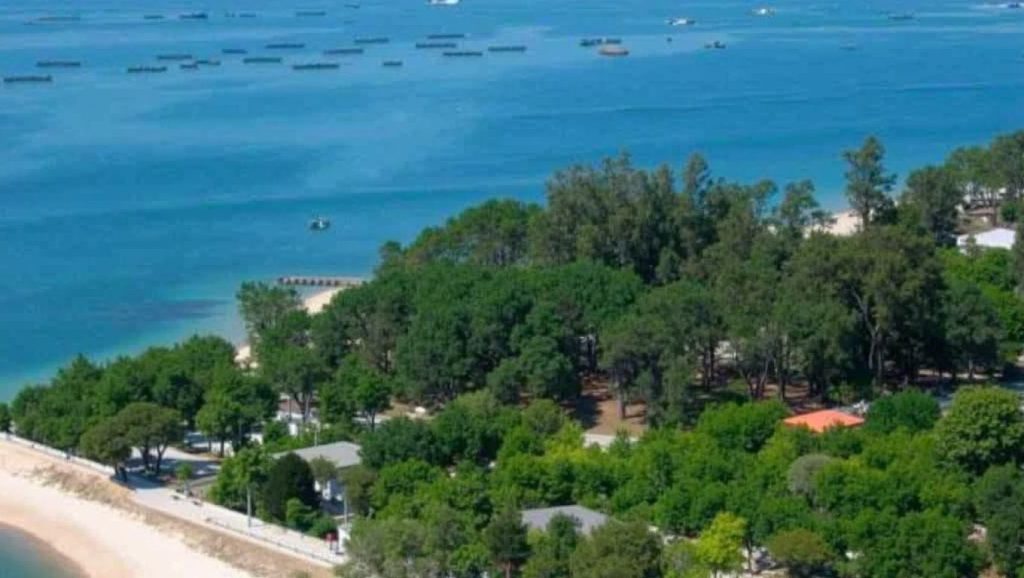 Aguas de Praia Rego do Alcalde en Vilanova de Arousa (Pontevedra)