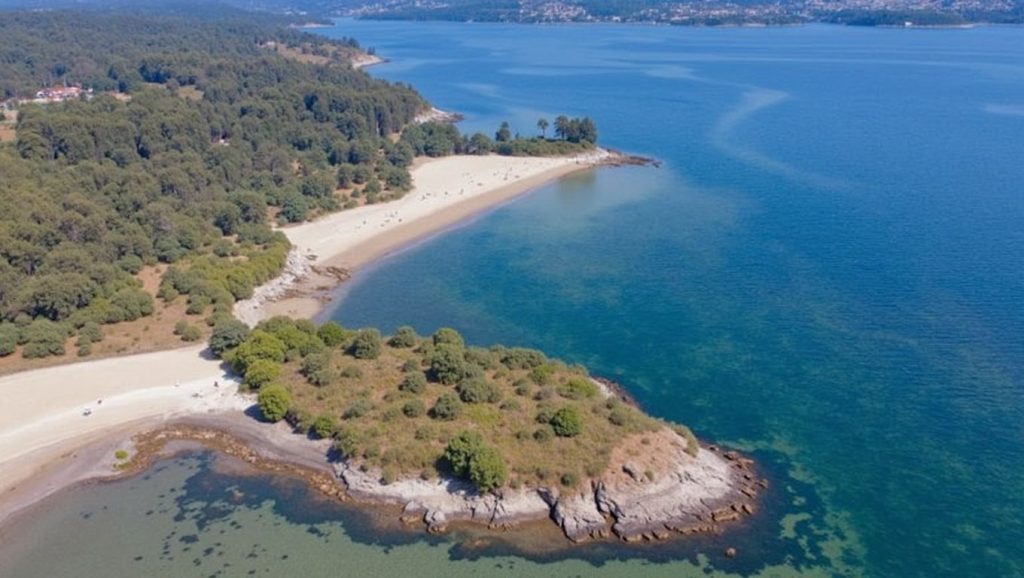 Arena de Praia Rego do Alcalde, Vilanova de Arousa (Pontevedra)