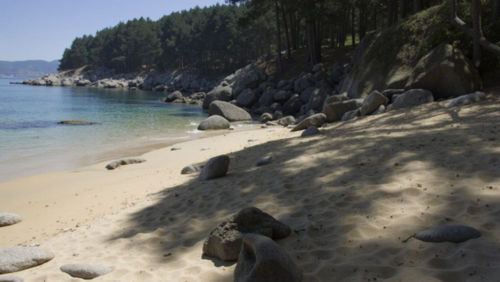 Praia Sartaxés en Galicia (A Coruña)