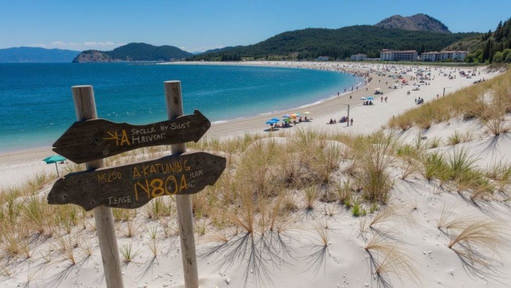 Aguas de Praia Sartaxés en Galicia (A Coruña)
