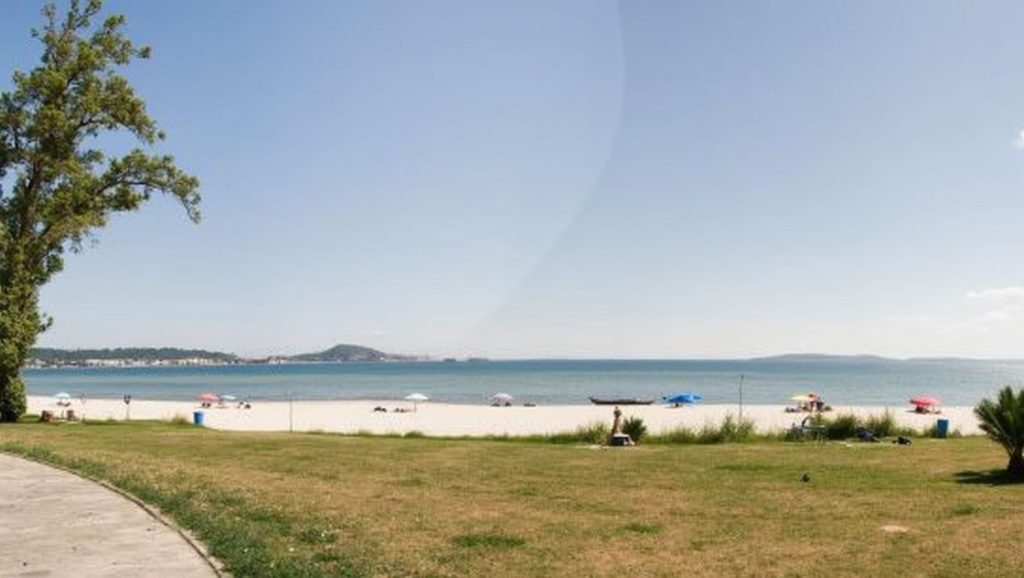 Vista del entorno de Xardín, Boiro, A Coruña