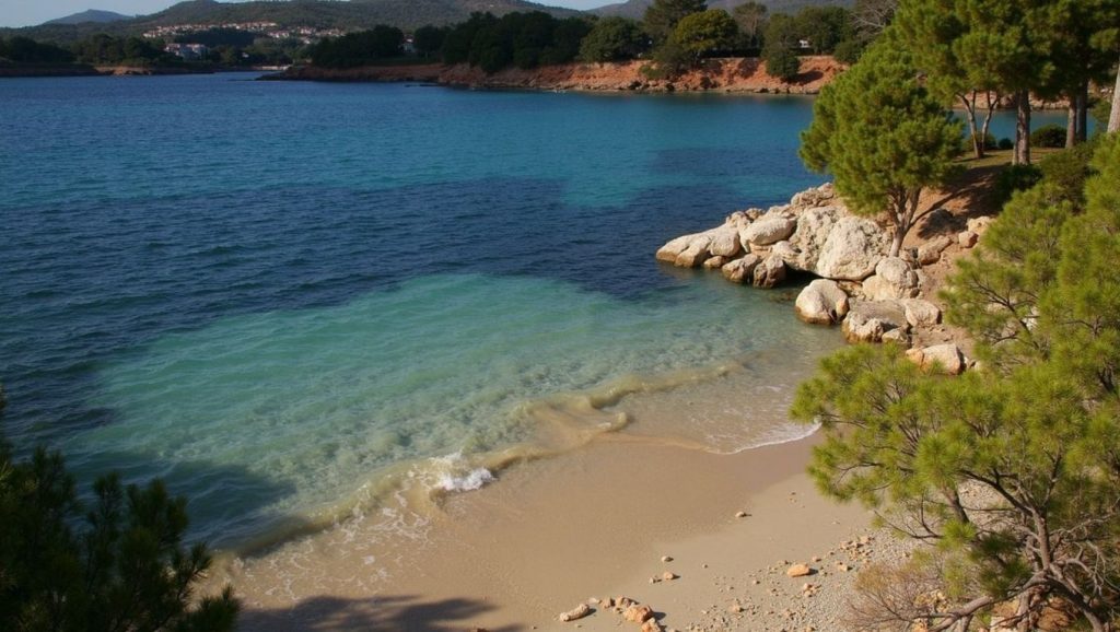 Agua y arena en Punta Negra, Calvià