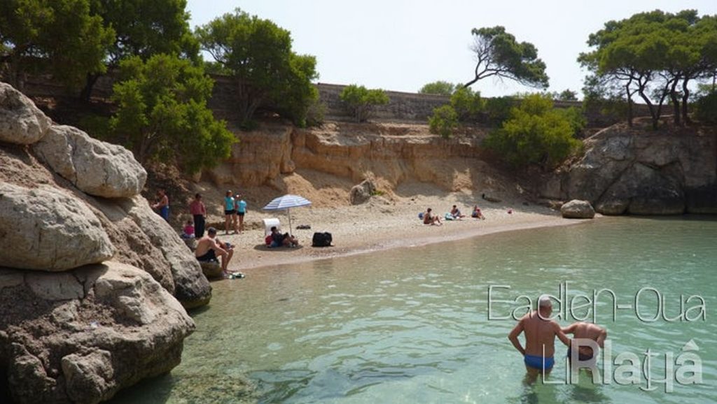 Panorámica completa de Punta Negra, playa de Calvià