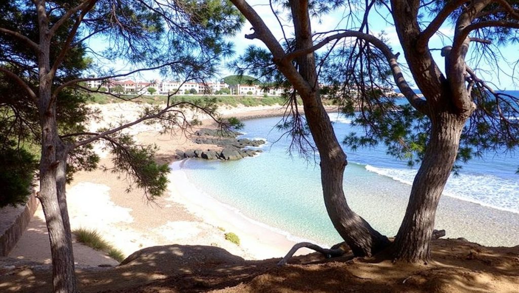 Amplio horizonte marino en Racó de s'Arena, Llucmajor