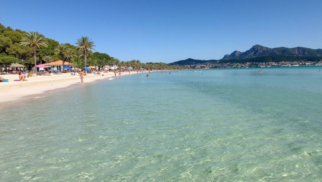 Amplia vista de Racó de ses Barreres, Alcúdia, Mallorca