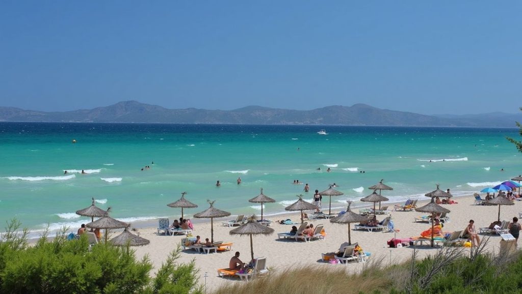Acceso a Racó de ses Barreres desde el aparcamiento, Alcúdia