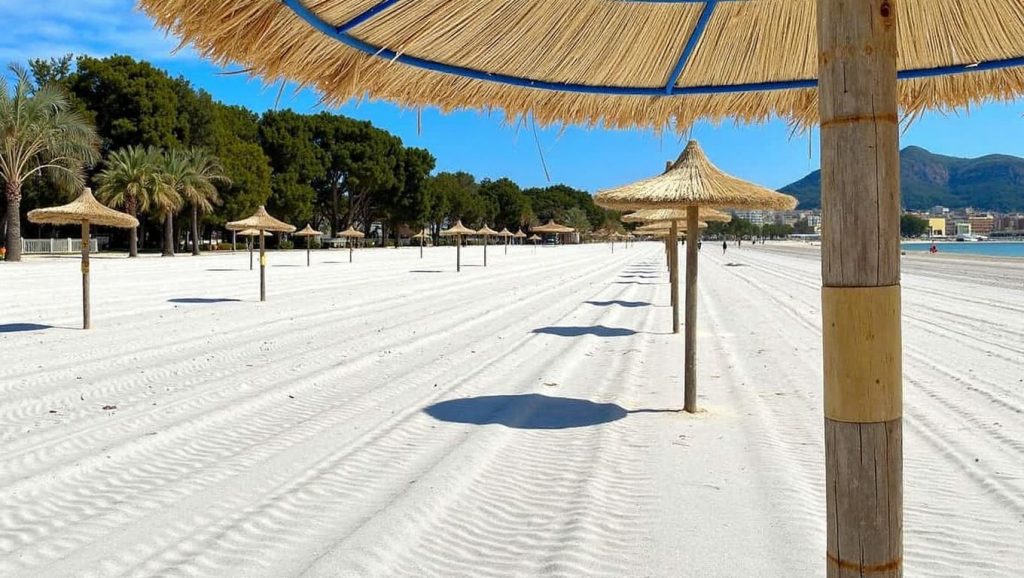 Vista del litoral en Racó de ses Barreres, Alcúdia
