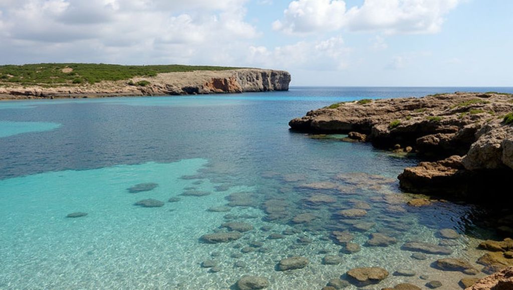 Amplia vista de s'Algar, Felanitx, Mallorca
