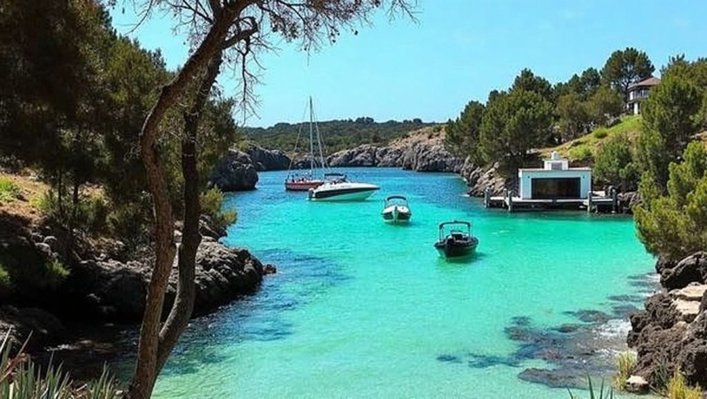 Acceso a s'Algar desde el aparcamiento, Felanitx