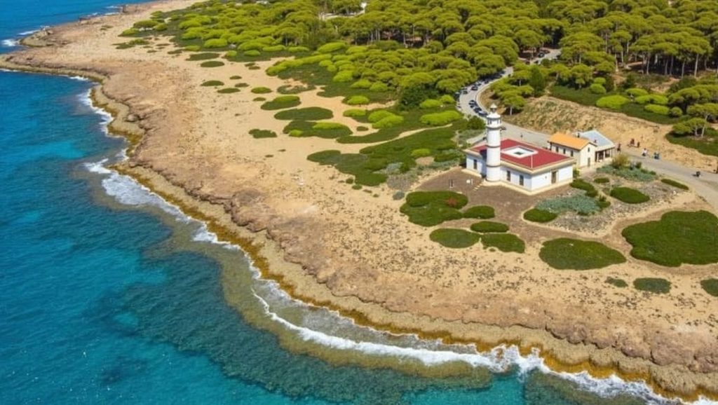 Vista de S'Arenal Gran desde la orilla, Ses Salines / Campos