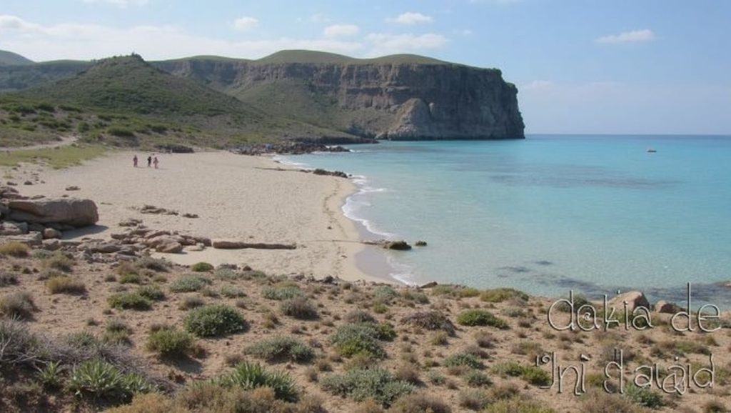 Vista amplia de s'Arenalet d'es Verger en Artà, Mallorca