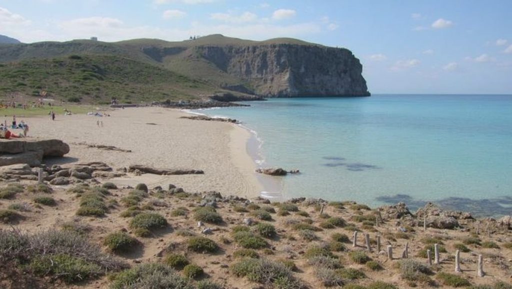 Amplio horizonte marino en S'Arenalet de Son Colom, Artà