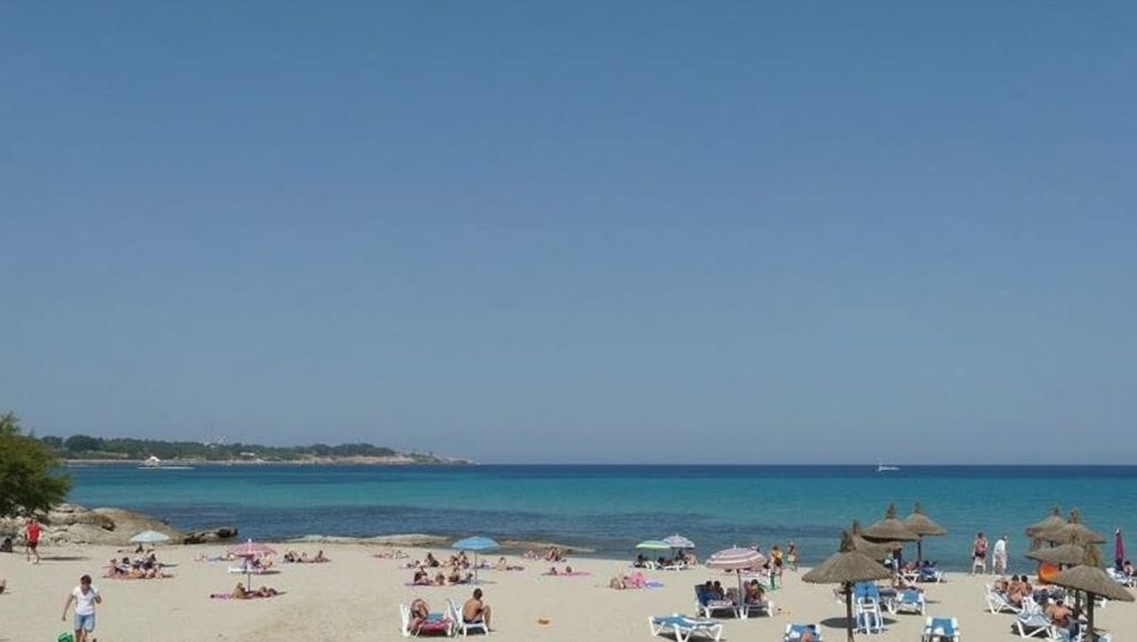Horizonte desde S'Illot, Sant Llorenç des Cardassar, Mallorca
