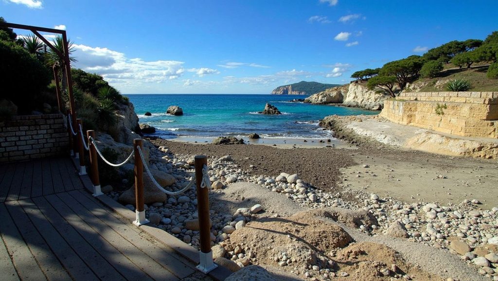 Playa sa Cala de s'Art desde la arena, Calvià, Mallorca