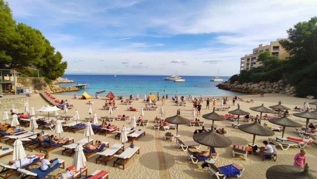 Detalle del agua en sa Cala de s'Art, Calvià, Mallorca