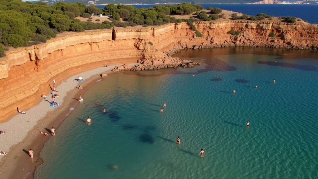 Vista general de sa Caleta, Calvià