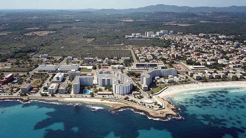 Acceso a Sa Coma desde el aparcamiento, Sant Llorenç des Cardassar