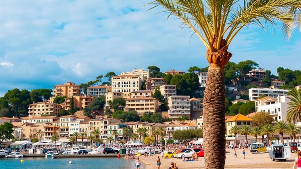Vista de sa Platja Petita desde la orilla, Sóller