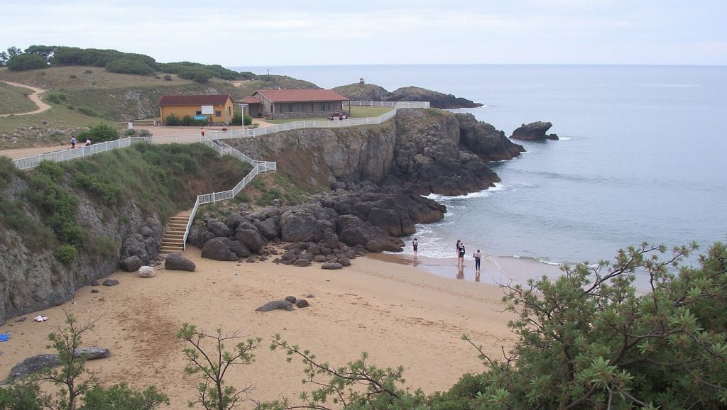 Aguas de Sablera d'Entrellusa en Carreño (Asturias)