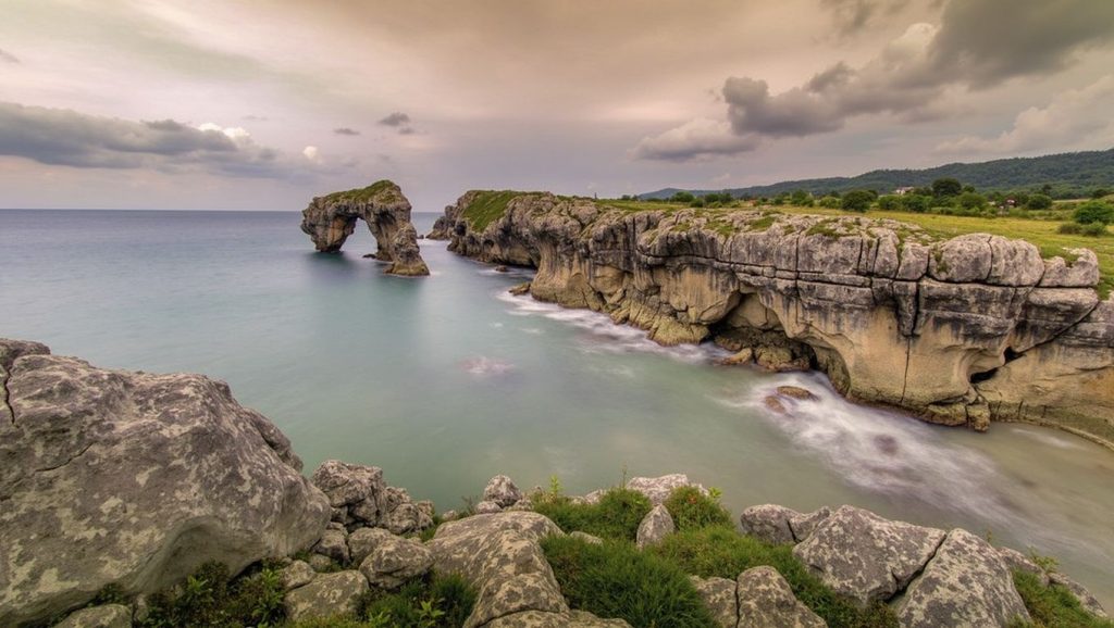 Entorno natural de Sablera de Güelgues en Asturias