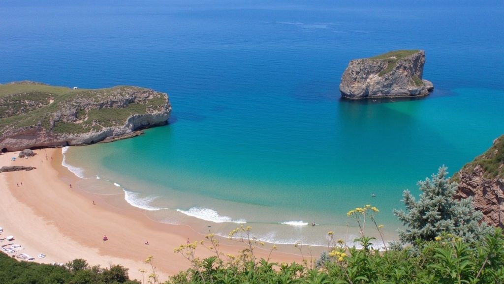 Entorno natural de Sablera de San Pedro d'Antromero en Asturias