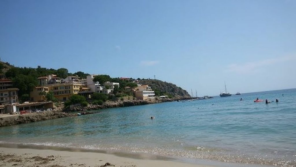 Vista de Sant Elm desde la orilla, Andratx