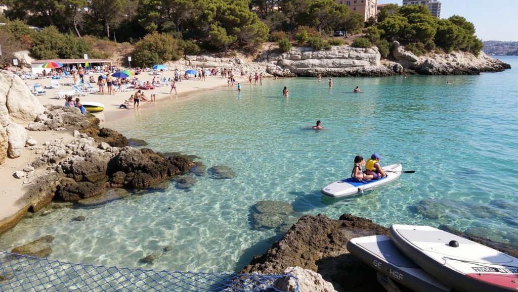 Playa Ses Illetes en Calvià, Mallorca
