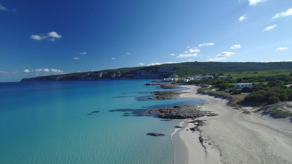 Playa Ses Platgetes desde la arena, Formentera, Formentera