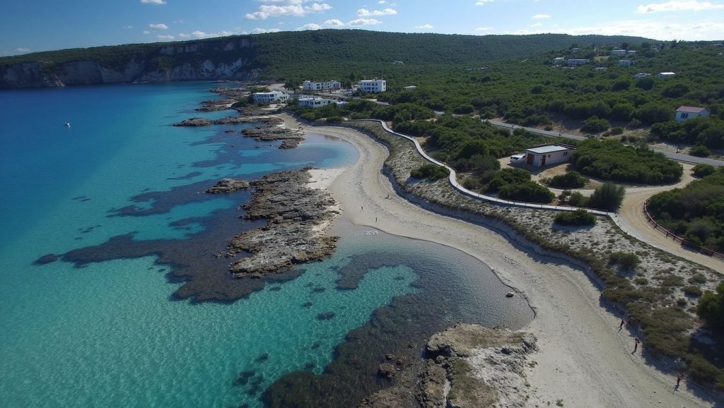 Acceso a Ses Platgetes desde el aparcamiento, Formentera