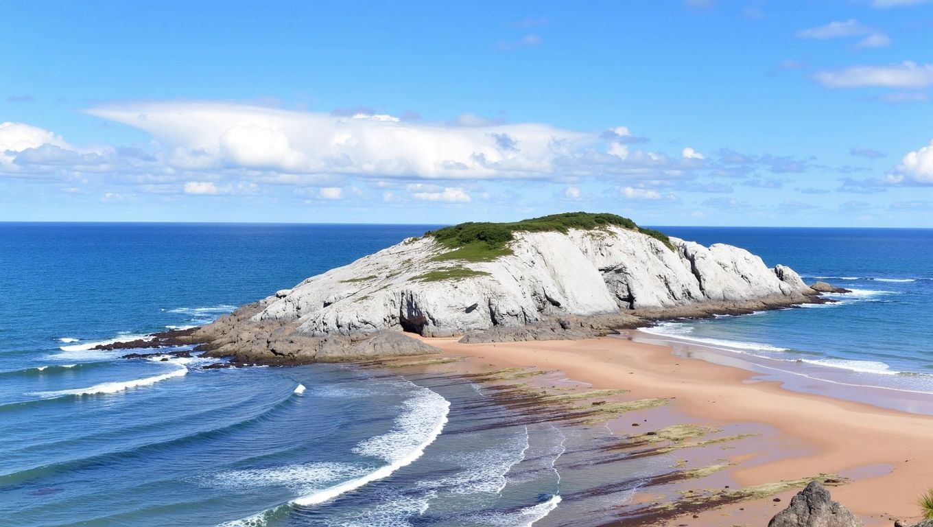 Tómbolo de Covachos (Santa Cruz de Bezana, Cantabria)