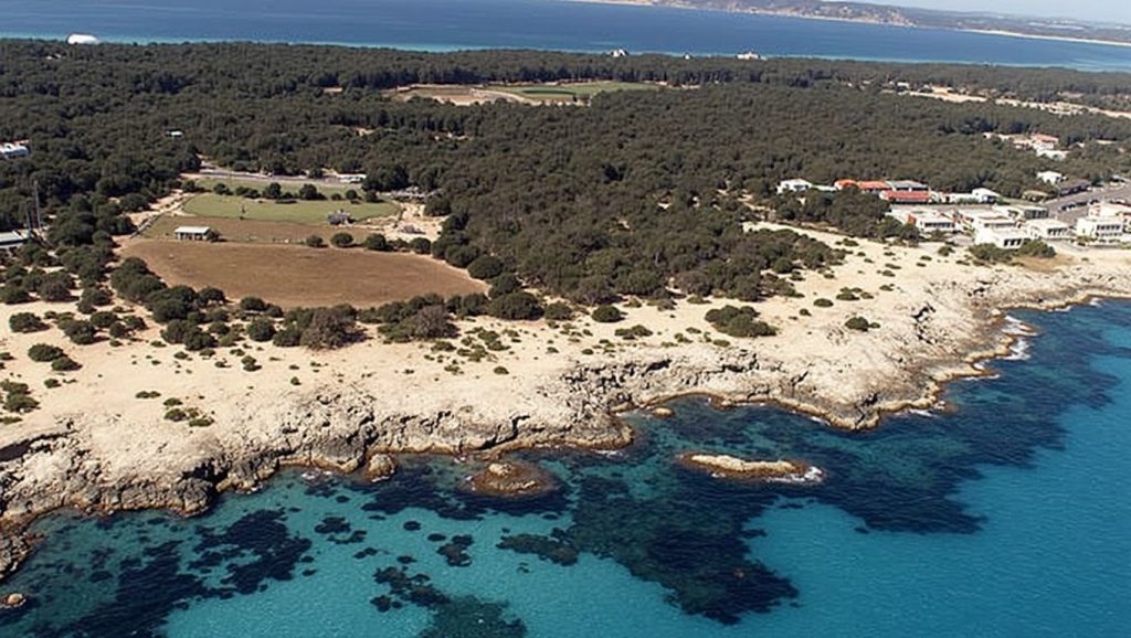 Panorámica de Caló de s'Oli (Formentera), 
