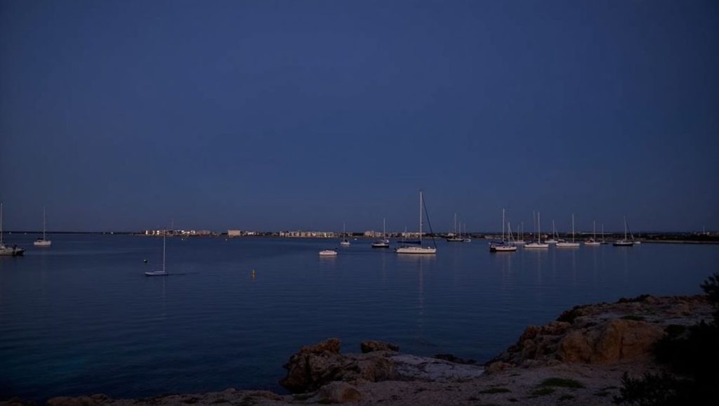 Aguas de Caló de s'Oli (Formentera) en  ()