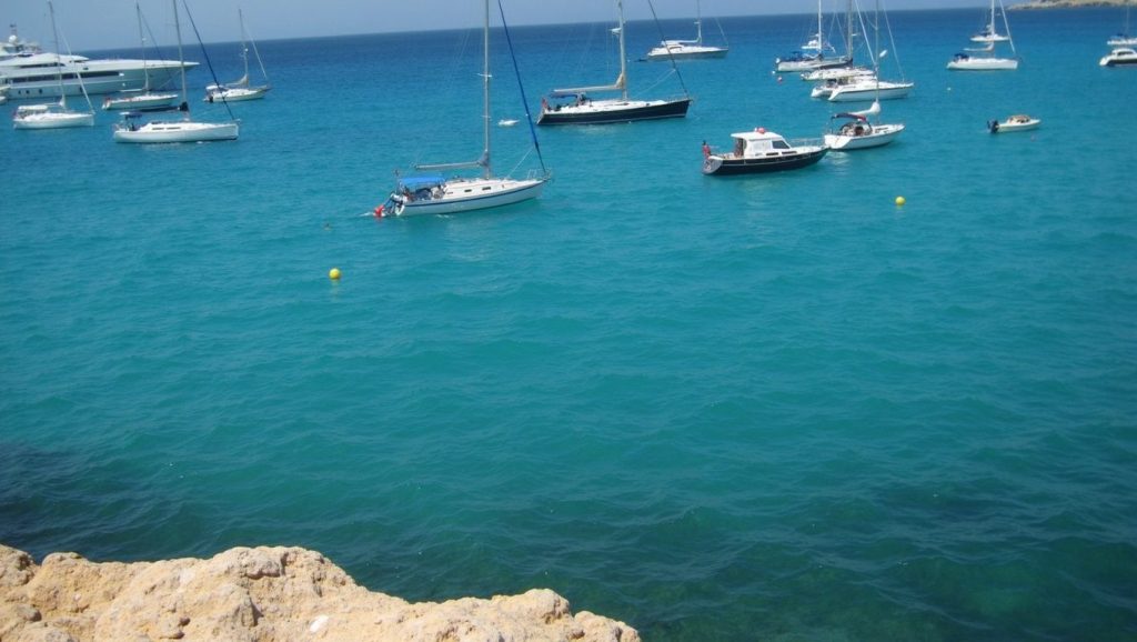 Cala de Cala Savina (Formentera) en  ()