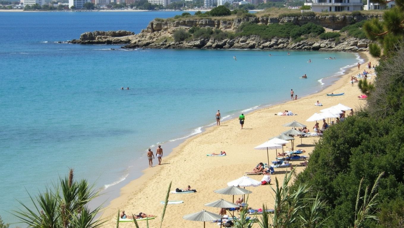 Pefki Beach (Lardos, Rodas)