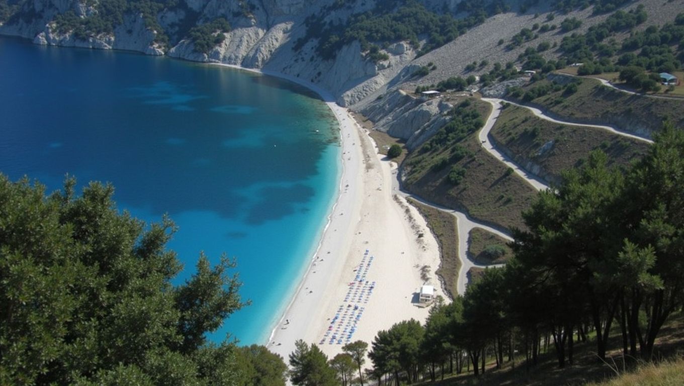 Playa Myrtos, Cefalonia, islas Jónicas, Grecia