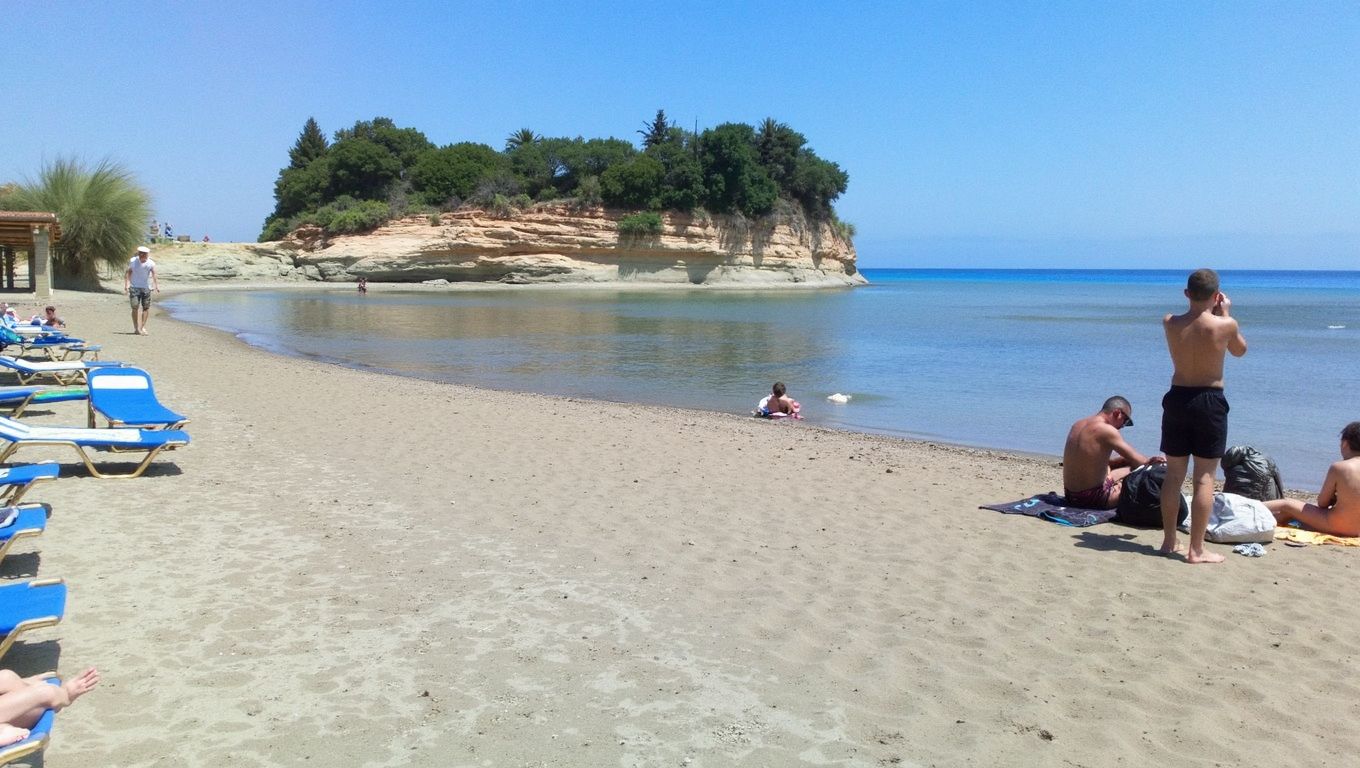 Playas familiares en Corfú