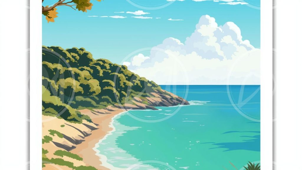 Plage de Jovat - La Croix-Valmer, Côte d'Azur