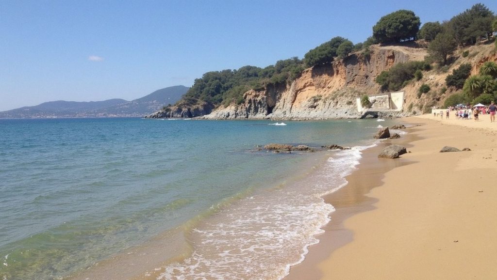 Plage du Brouis - La Croix-Valmer, Côte d'Azur