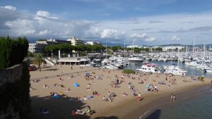 Plage de la Raguette (Mandelieu-la-Napoule, Alpes-Maritimes)